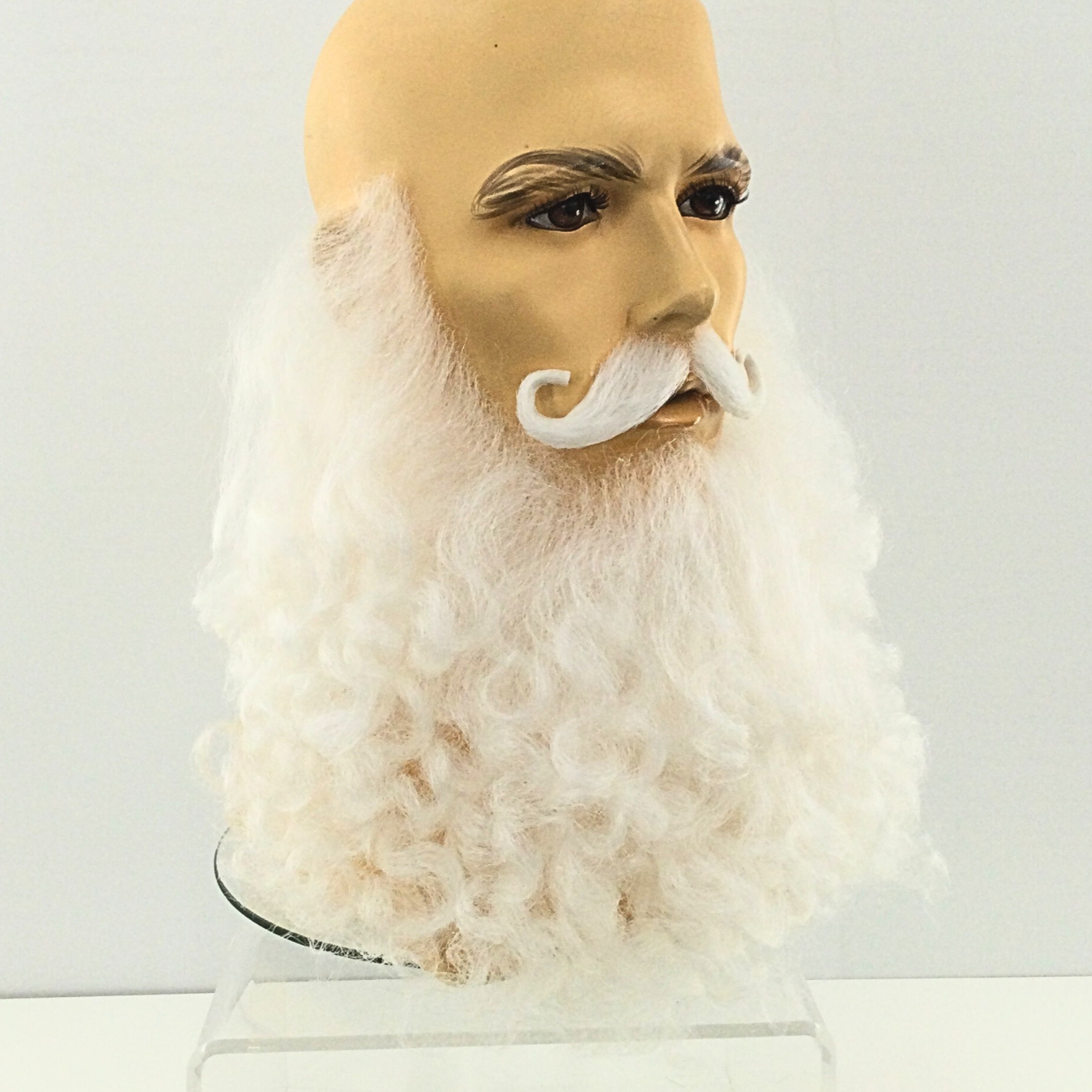 Santa Claus Beard & Mustache Set Long Curly