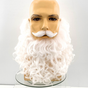 Santa Claus Beard & Mustache Curly Long Set