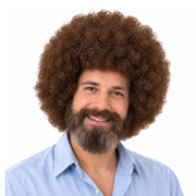 PAINTER BOB Theatrical Costume Wig & Mustache/Beard Set