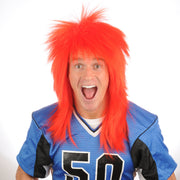 Sports Fan Premium Long Spiky Wig - 7 Team Colors