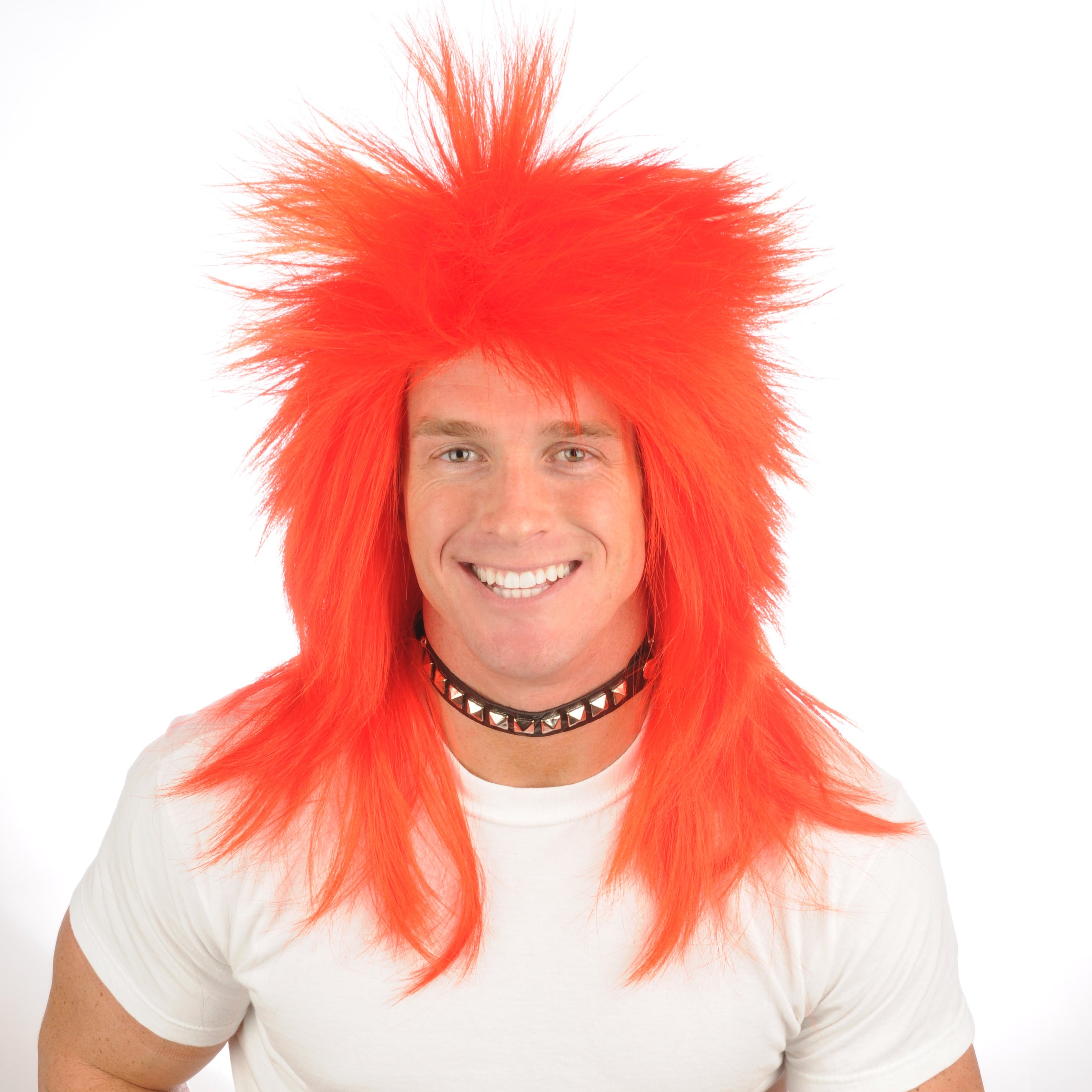 1980’s Spiky Punk Rocker Wig - 4 Fun Colors