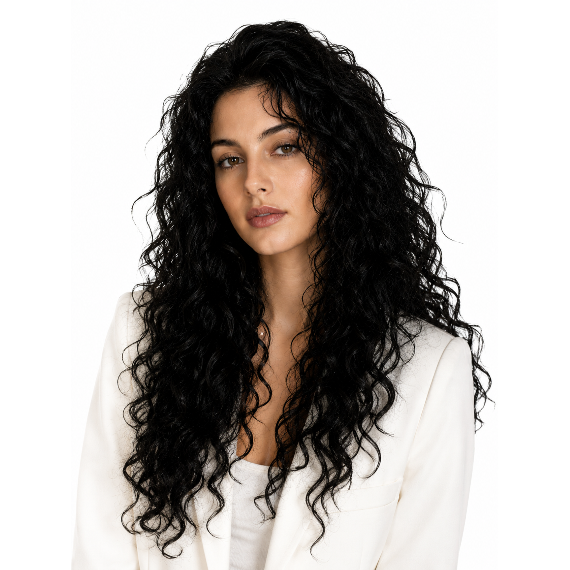1990's CHER Theatrical Long Curly Costume Wig