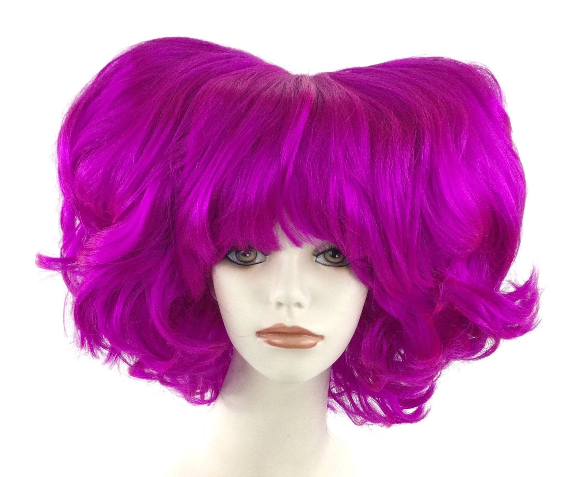 POM-POM Rave/Anime Theatrical Costume Wig in Fun Colors