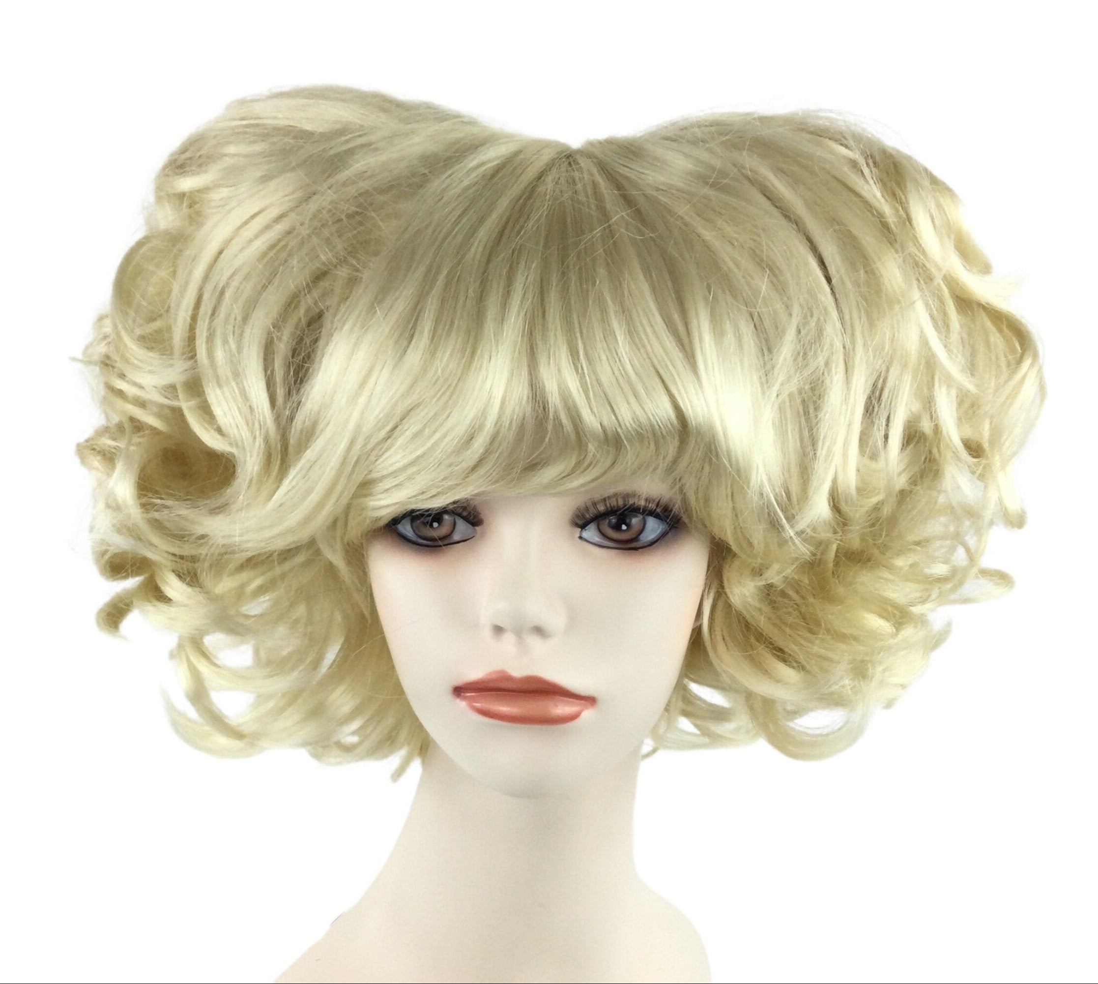 POM-POM Rave/Anime Theatrical Costume Wig in Natural Colors