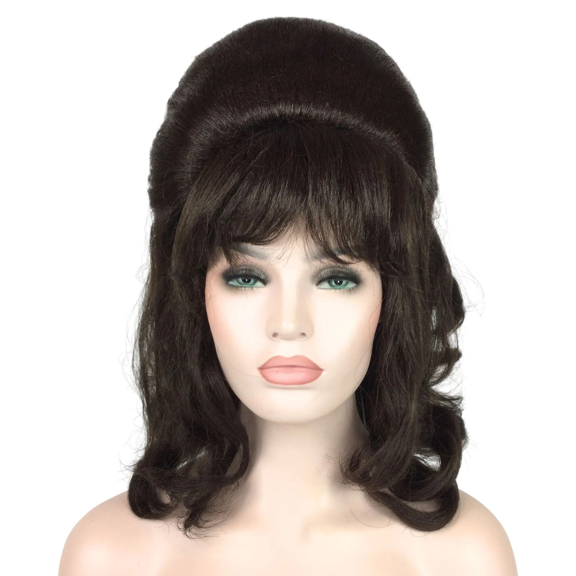 1960’s Retro Curly Beehive Theatrical Wig in Natural Colors