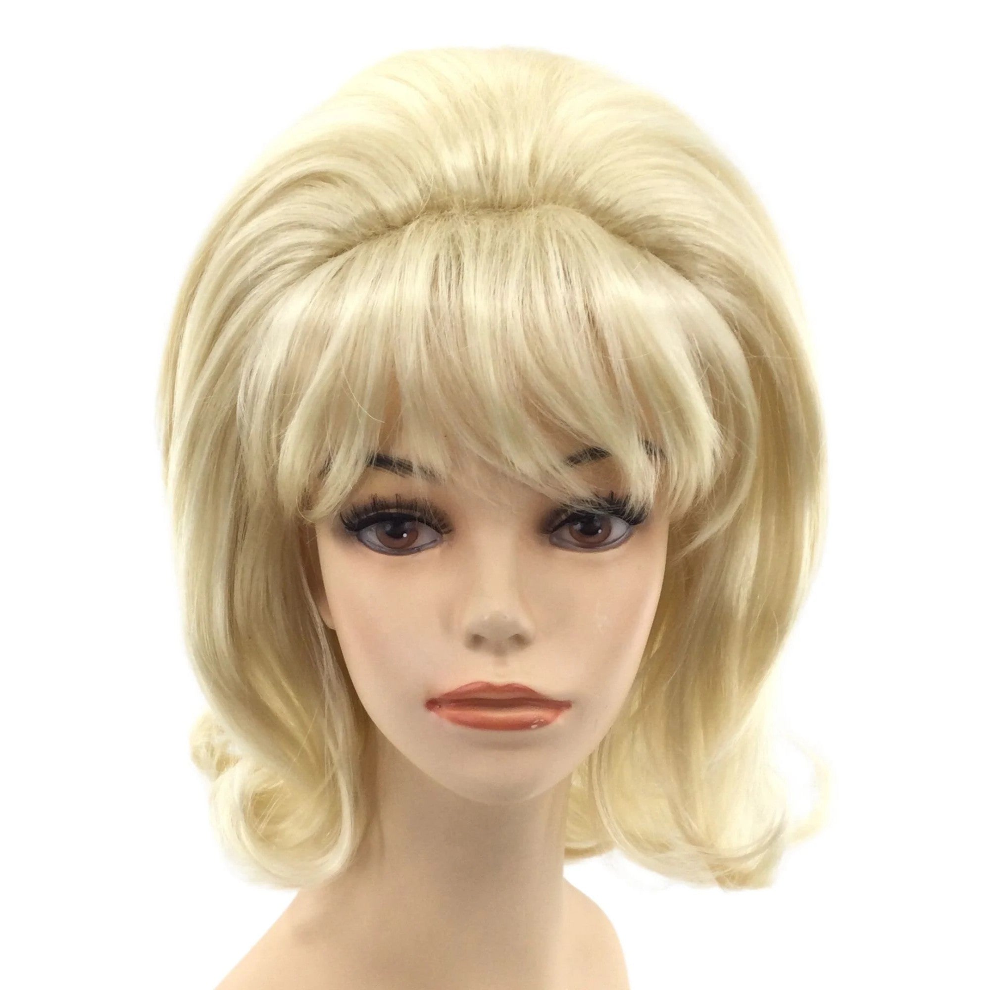 1960’s Retro-Chic Peggy Sue Beehive Natural Color Theatrical Wig