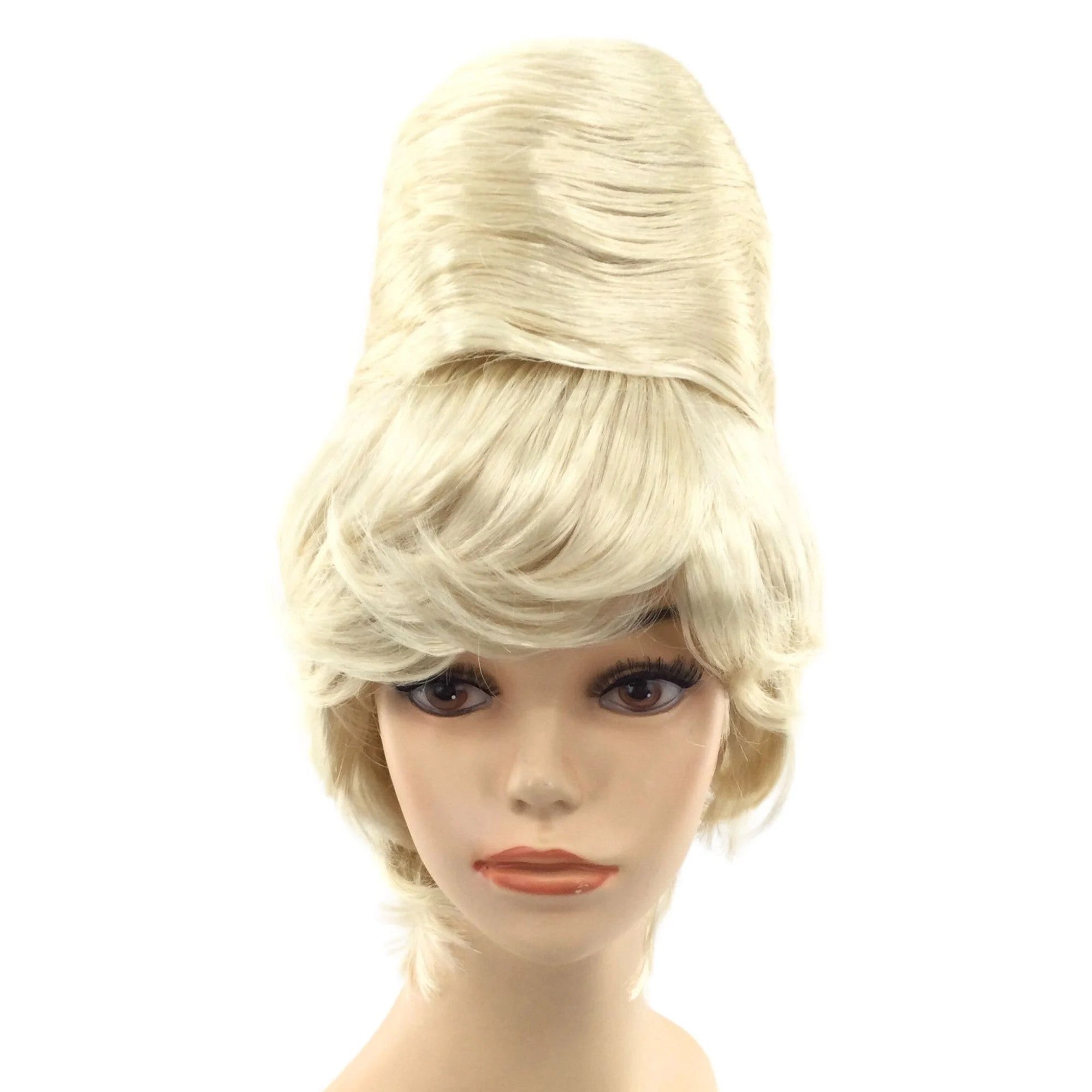 1950’s Round Beehive Theatrical Wig in Natural Colors