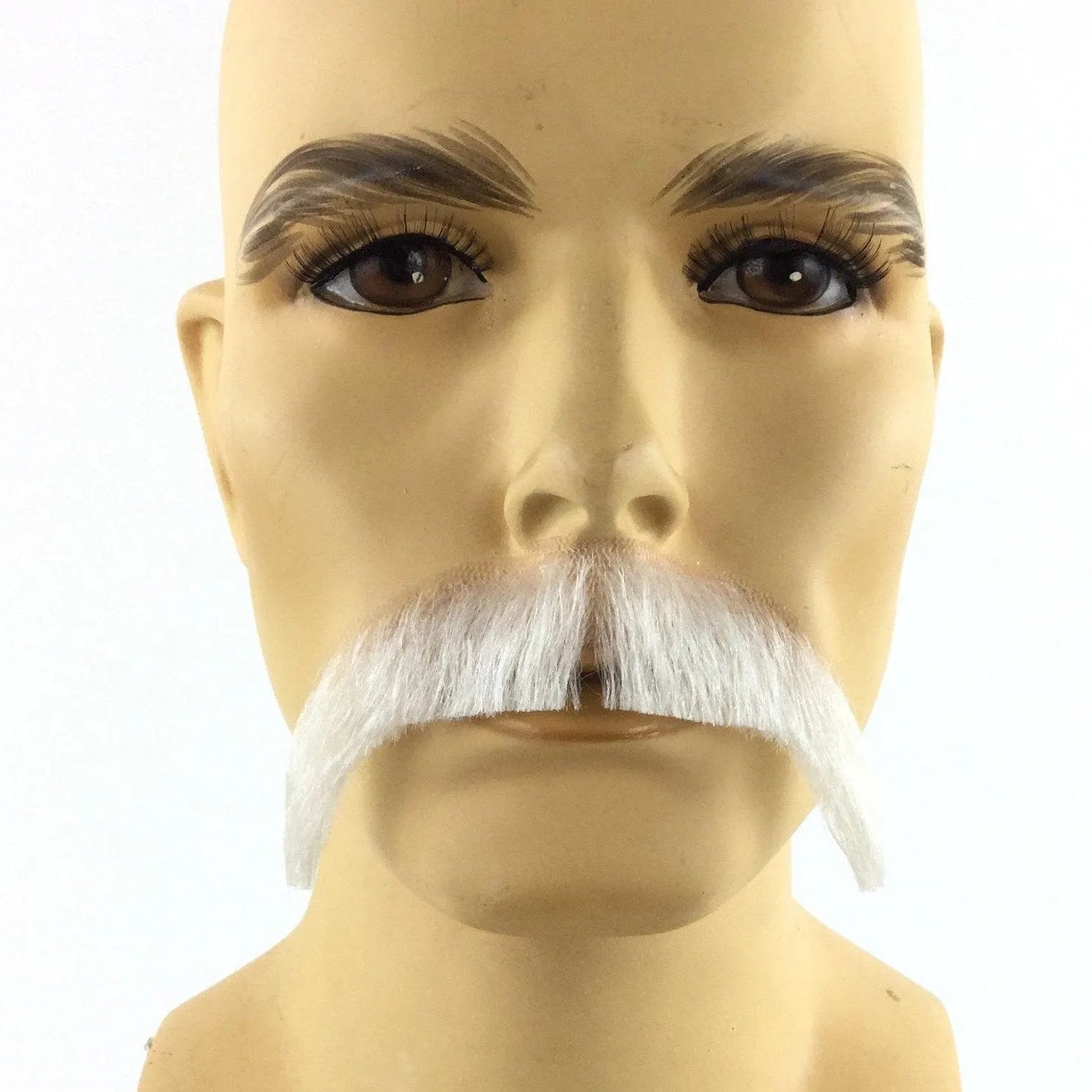 Theatrical Quality Full Rounded Premium Mustache - 11 Colors