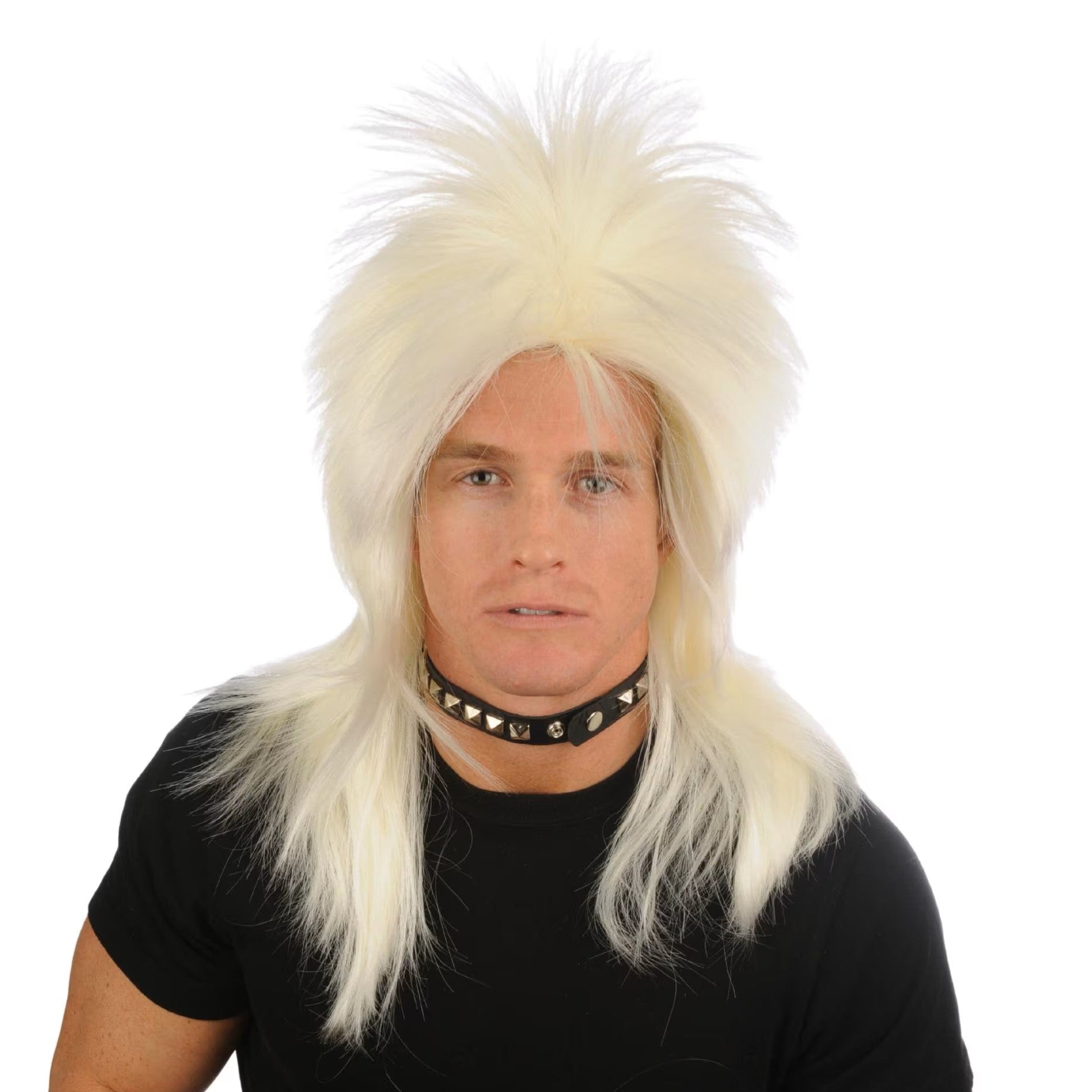1980’s Spiky Punk Rocker Wig - 4 Natural Colors