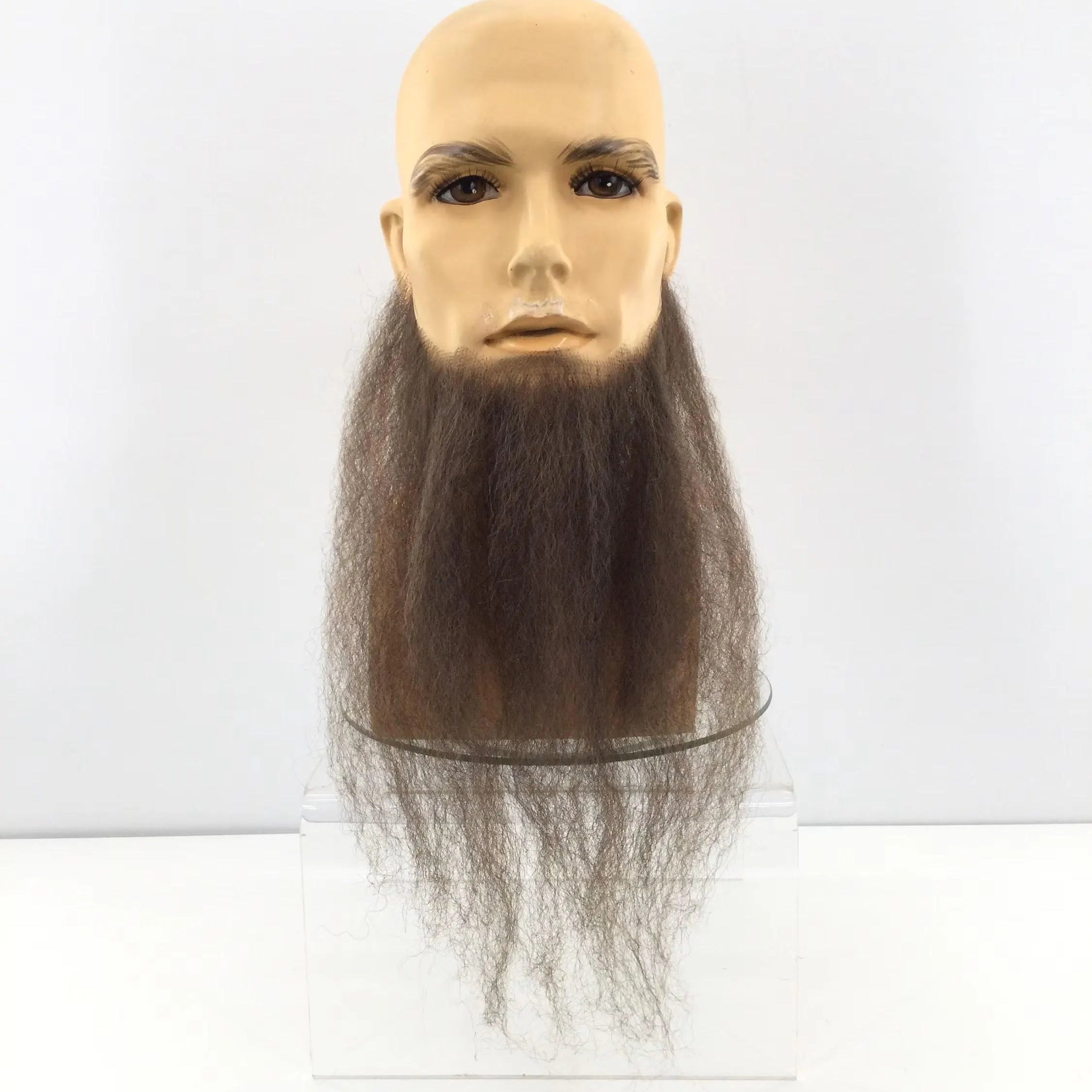 Theatrical Quality Premium 18" Long Lace-Back Beard - 4 Colors
