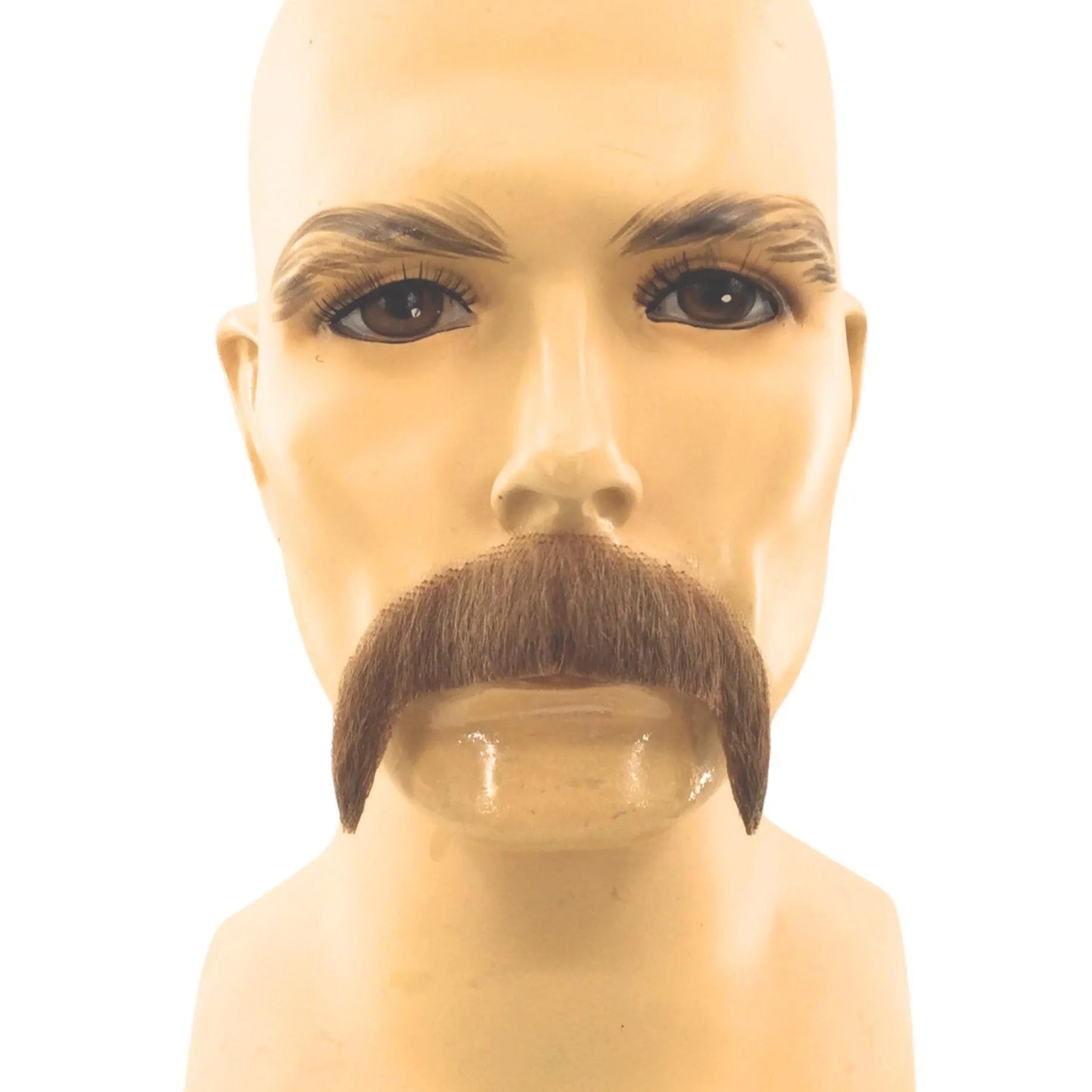 Theatrical Quality Full Rounded Premium Mustache - 11 Colors