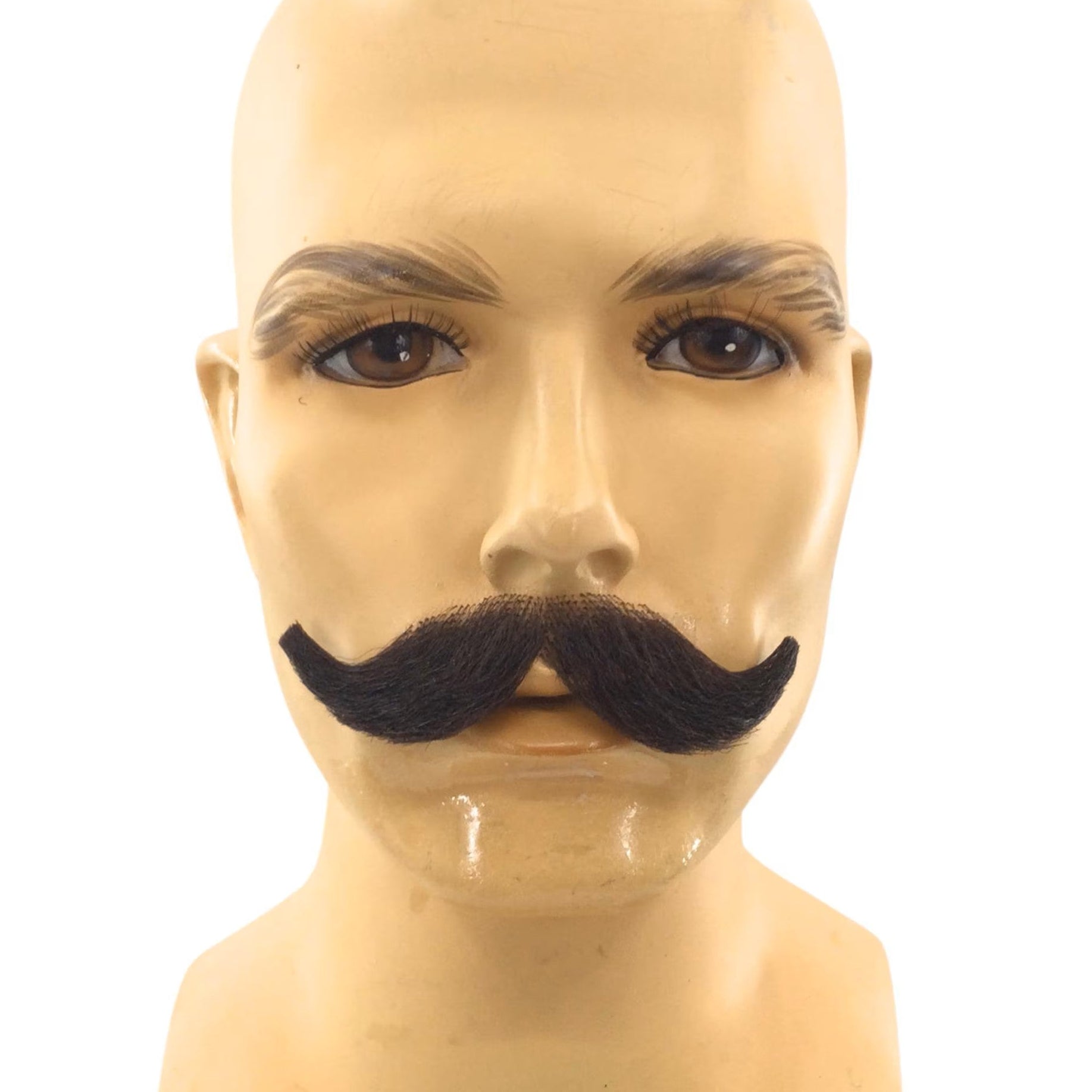 Theatrical Quality Premium Handle Bar Mustache - 7 Colors