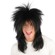 1980’s Spiky Punk Rocker Unisex Wig in Natural Colors